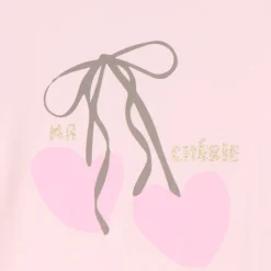 T-shirt met korte mouwen met glinsterende fantasiedruk meisjes