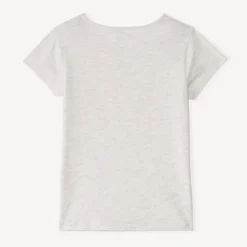 T-shirt met korte mouwen met glinsterende print meisjes