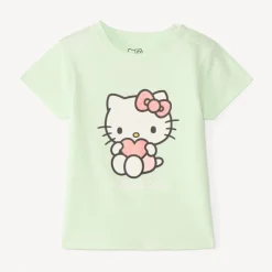 T-shirt met korte mouwen met Hello Kitty-print meisjes.