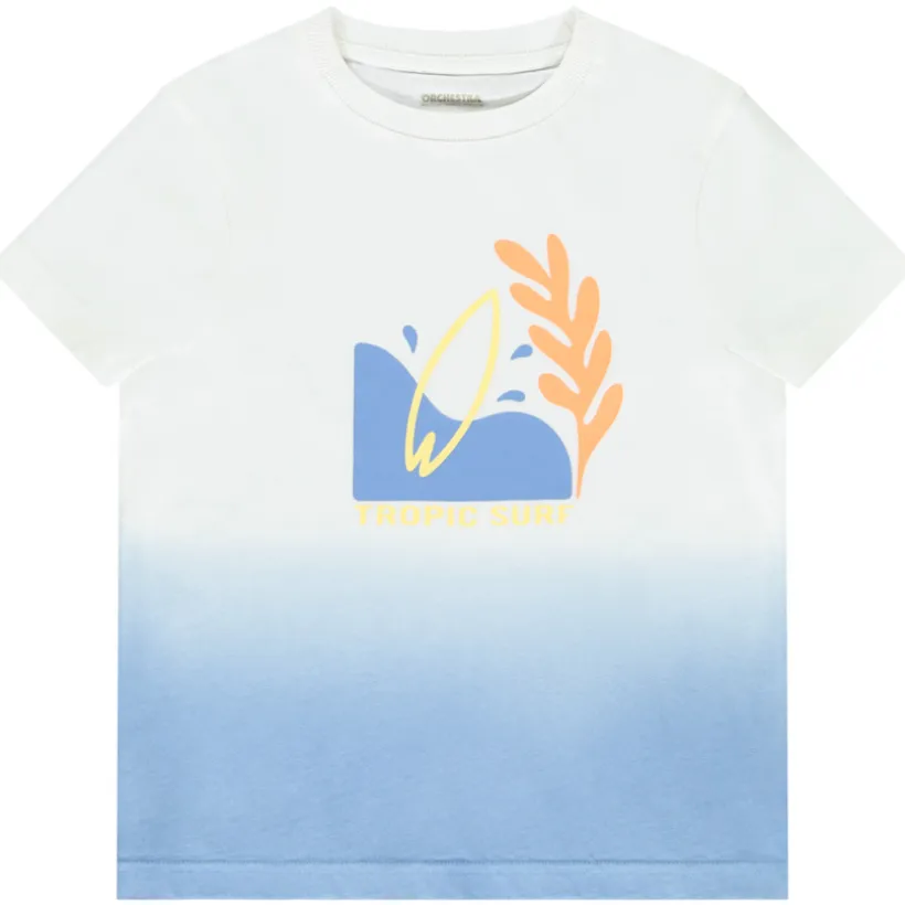 T-shirt met korte mouwen, met kleurverloop, jongens