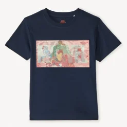 T-shirt met korte mouwen met lenticulaire print van Avengers Marvel jongens