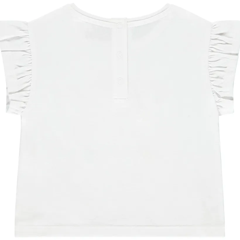 T-shirt met korte mouwen met luipaardpatroon voor meisjes