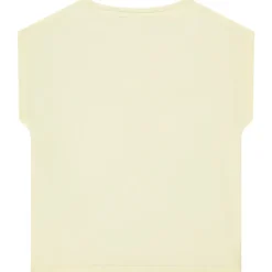 T-shirt met korte mouwen, met paillettenprint, meisjes