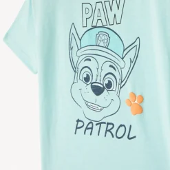 T-shirt met korte mouwen met print van Chase van Paw Patrol jongens