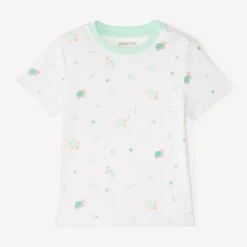 T-shirt met korte mouwen met schildpadprint voor babyjongen