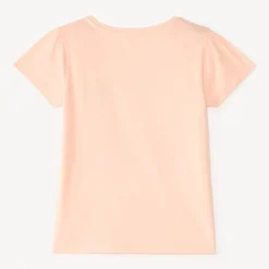 T-shirt met korte mouwen met sequins borduursel van schelp meisjes