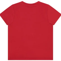 T-shirt met korte mouwen, met sneeuwmanprint, voor babyjongens