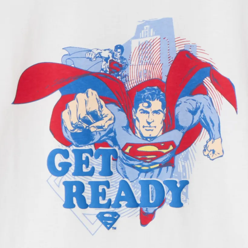 T-shirt met korte mouwen met Superman-print jongens