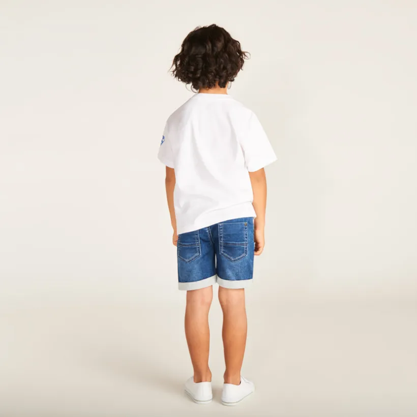 T-shirt met korte mouwen met Superman-print jongens