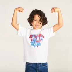 T-shirt met korte mouwen met Superman-print jongens