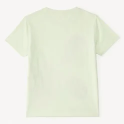 T-shirt met korte mouwen met tropische bladeren borduursel jongens