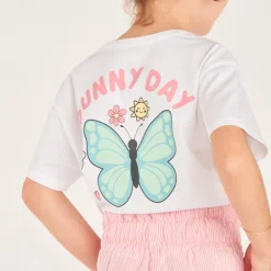 T-shirt met korte mouwen 1/2 oversize Bilie Boo meisjes