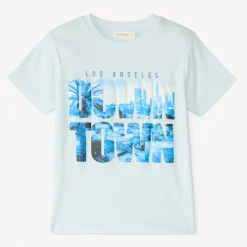 T-shirt met korte mouwen photoprint Los Angeles jongens