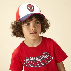 T-shirt met korte mouwen prints Spider-Man Marvel voor jongen