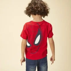 T-shirt met korte mouwen prints Spider-Man Marvel voor jongen