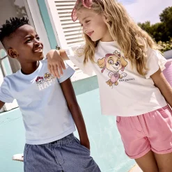 T-shirt met korte mouwen prints Paw Patrol voor jongen