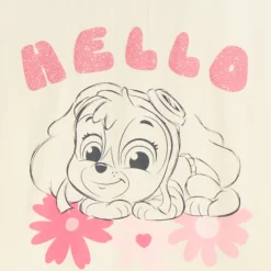 T-shirt met korte mouwen voor babymeisjes met print van Stella uit de Paw Patrol.
