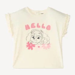 T-shirt met korte mouwen voor babymeisjes met print van Stella uit de Paw Patrol.
