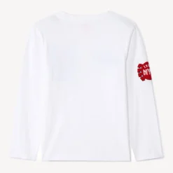 T-shirt met lange mouwen, effen wit, Spider-Man Marvel jongens