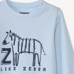 T-shirt met lange mouwen en dierenprint voor babyjongens