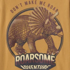 T-shirt met lange mouwen en dinosaurusprint jongens