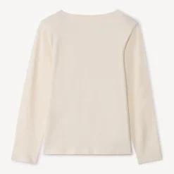 T-shirt met lange mouwen en fantasieprint met pailletten meisjes