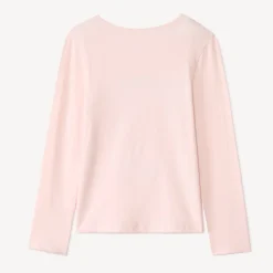 T-shirt met lange mouwen en fantasievolle pailletten meisjes