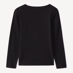 T-shirt met lange mouwen en fantasieprint met pailletten meisjes