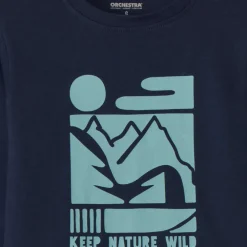 T-shirt met lange mouwen en fantasieprint jongens