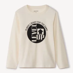 T-shirt met lange mouwen en fantasieprint jongens
