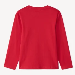 T-shirt met lange mouwen en fantasieprint jongens