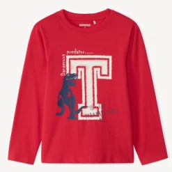 T-shirt met lange mouwen en fantasieprint jongens