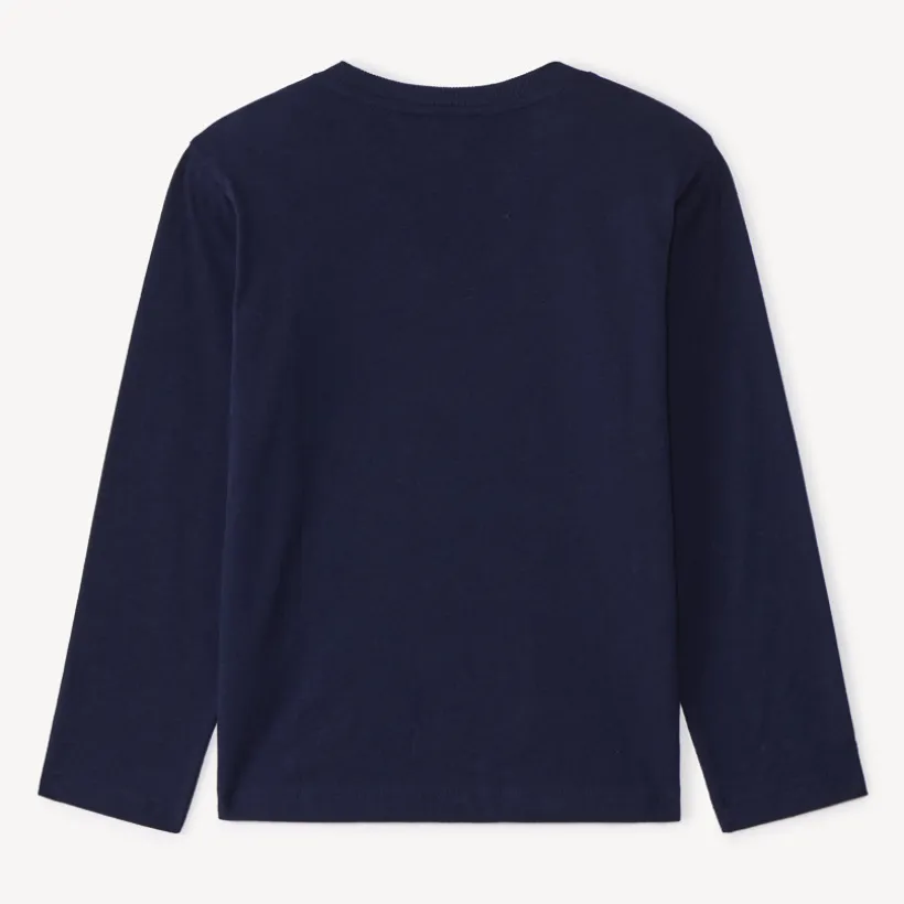 T-shirt met lange mouwen en fantasieprint ijsbeer jongens