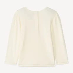 T-shirt met lange mouwen en gouden vlindermotief voor babymeisjes