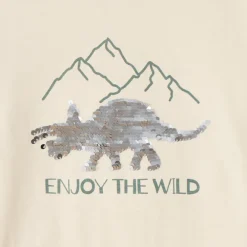 T-shirt met lange mouwen en magische pailletten jongens
