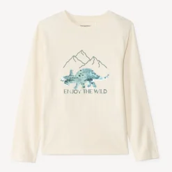 T-shirt met lange mouwen en magische pailletten jongens