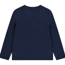T-shirt met lange mouwen en patroon in lusjes jongens