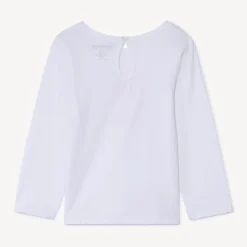 T-shirt met lange mouwen en print van een knoop voor babymeisje