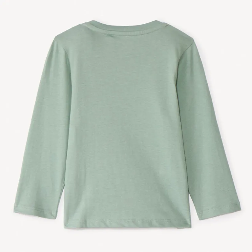 T-shirt met lange mouwen en print voor babyjongens