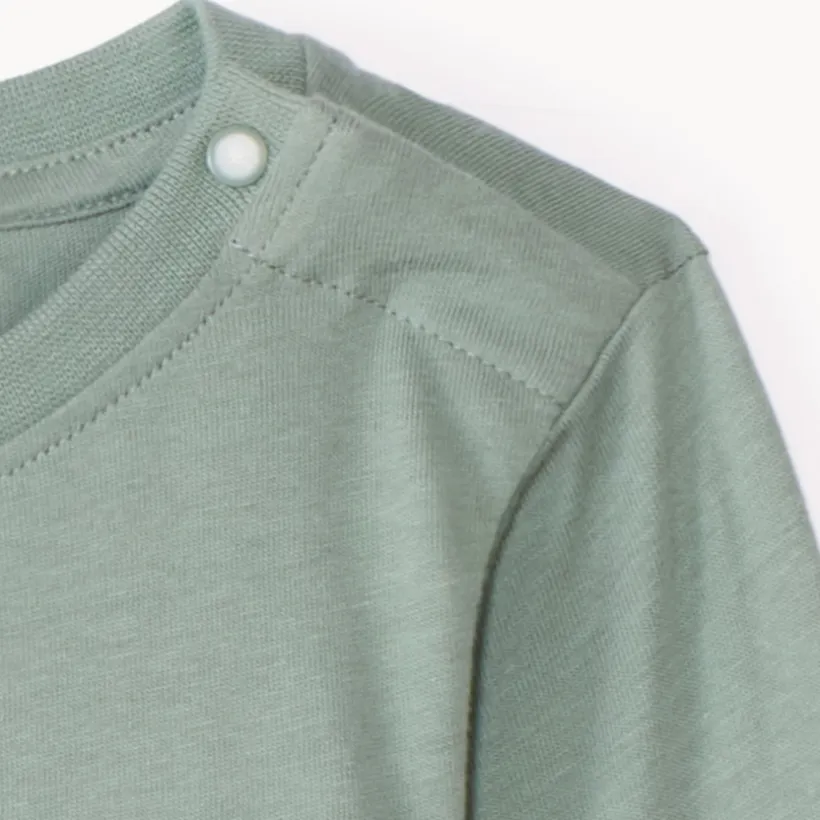 T-shirt met lange mouwen en print voor babyjongens