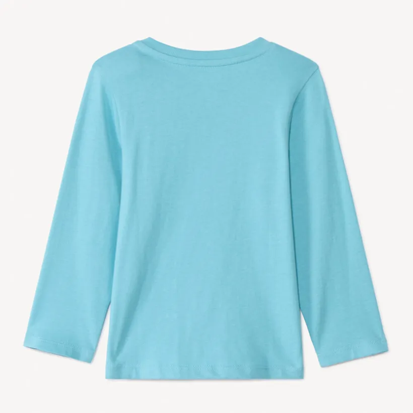 T-shirt met lange mouwen en print voor babyjongens