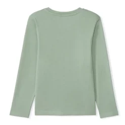 T-shirt met lange mouwen en reliëfprint jongens