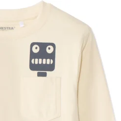 T-shirt met lange mouwen en speelse dierenprint jongens