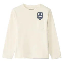 T-shirt met lange mouwen en speelse dierenprint jongens