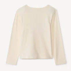 T-shirt met lange mouwen en vlinderprint meisjes