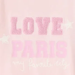 T-shirt met lange mouwen, fantasieborduursel, voor babymeisje