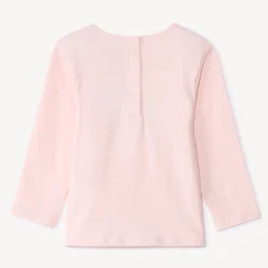 T-shirt met lange mouwen, fantasieborduursel, voor babymeisje