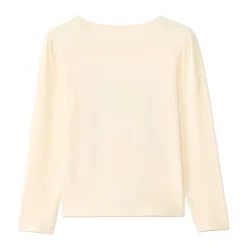 T-shirt met lange mouwen, geborduurd, meisjes