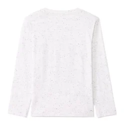 T-shirt met lange mouwen in jersey met neps-effect, skateboardprint jongens