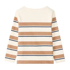 T-shirt met lange mouwen in marinière-stijl met dikke strepen jongens
